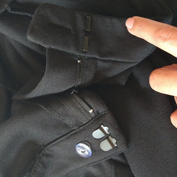 Ellen Tracy Black Wide Leg Casual Stretch Pants - Picture 14 of 15